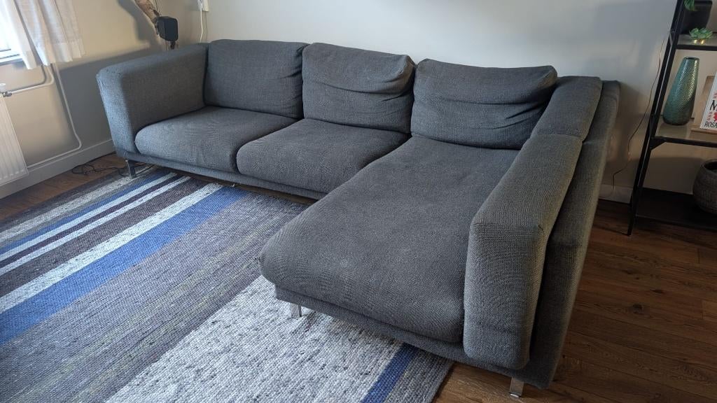 Hoekbank IKEA Nockeby (kan VANAVOND opgehaald worden), Ophalen, 250 tot 300 cm, Gebruikt, Hoekbank