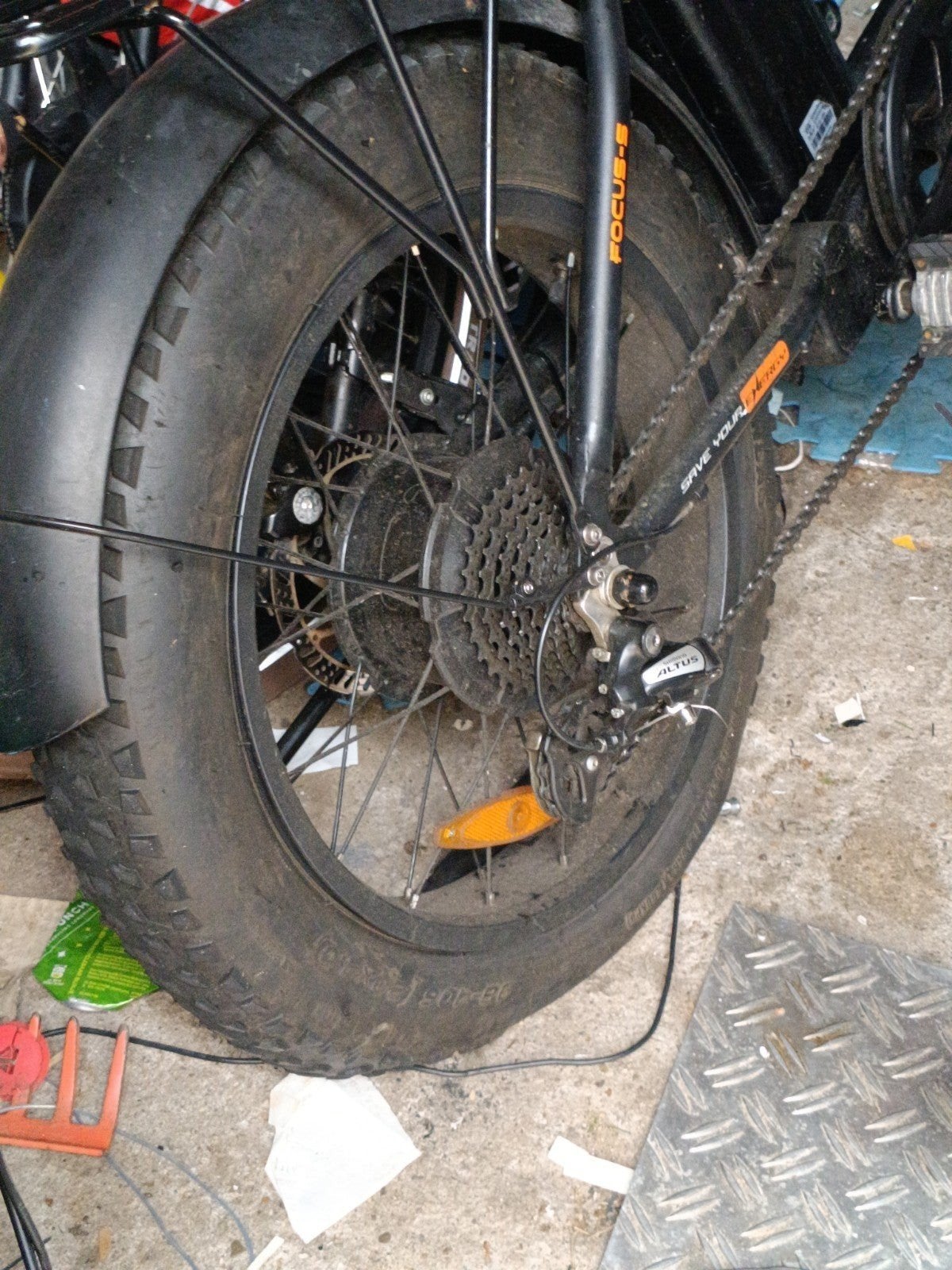 Opvouwbare elektrische fatbike - Focus-S, Fietsen en Brommers, Zo goed als nieuw, 47 tot 51 cm, 50 km per accu of meer, Ophalen