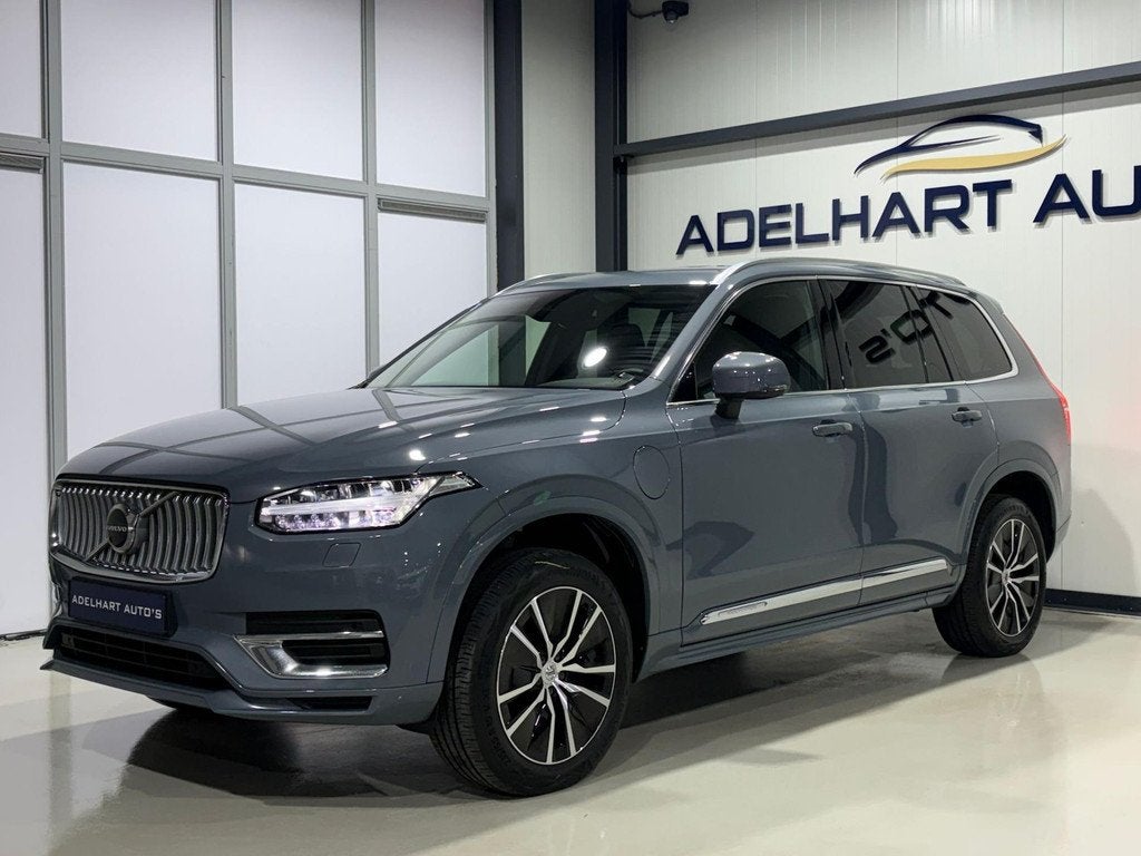 Volvo XC90 2.0 T8 Recharge AWD Ultimate Bright 455 PK / Navi, Auto's, Volvo, Gebruikt, Zwart, 4 cilinders, 1969 cc
