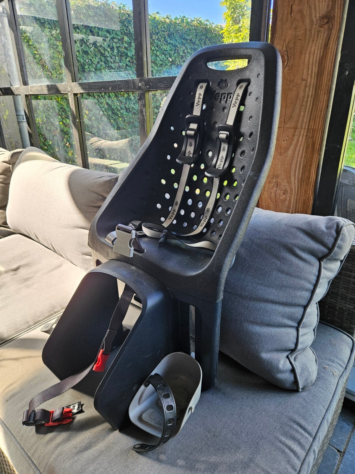 Thule / GMG Yepp Achterzitje zwart, Achterzitje, Yepp, Ophalen, 15 t/m 25 kg