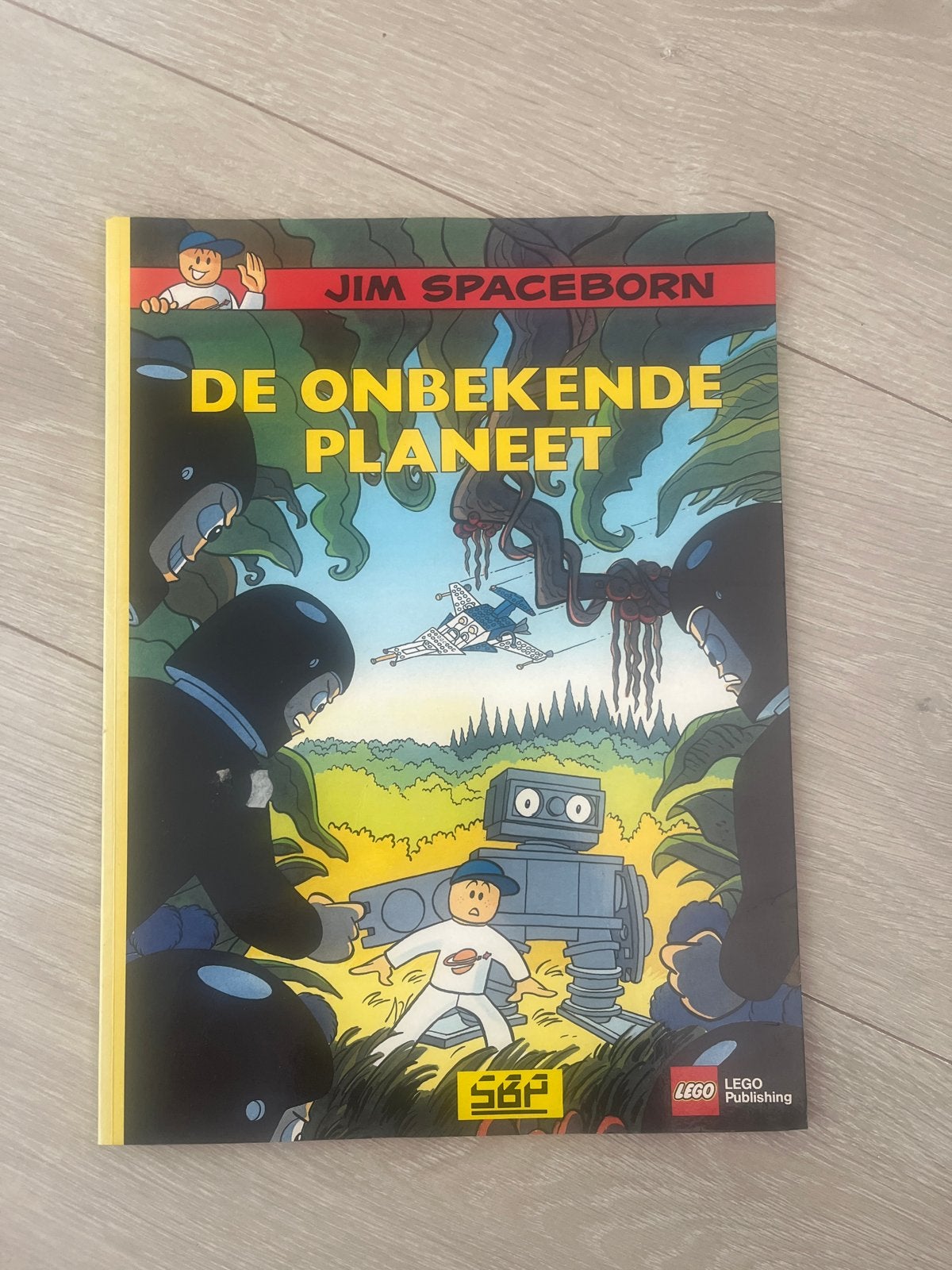 Jim Spaceborn: De Onbekende Planeet (Lego Publishing), Eén stripboek, Ophalen of Verzenden, Zo goed als nieuw