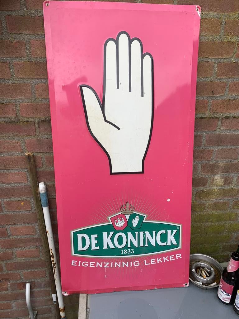 Reclame bord, Verzamelen, Ophalen, Zo goed als nieuw, Reclamebord