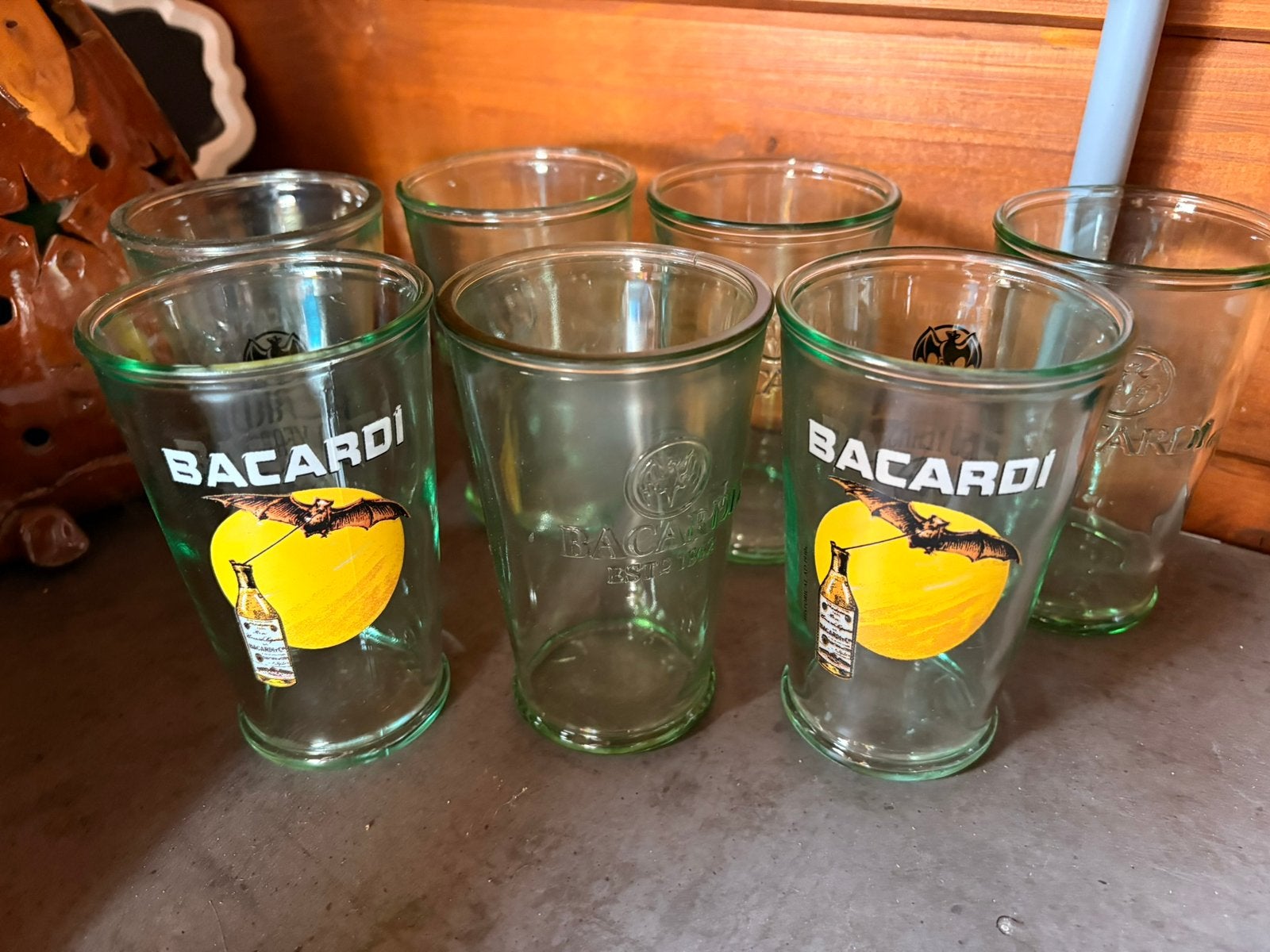Verschillende Bacardi glazen, Verzamelen, Ophalen of Verzenden, Gebruikt, Overige typen