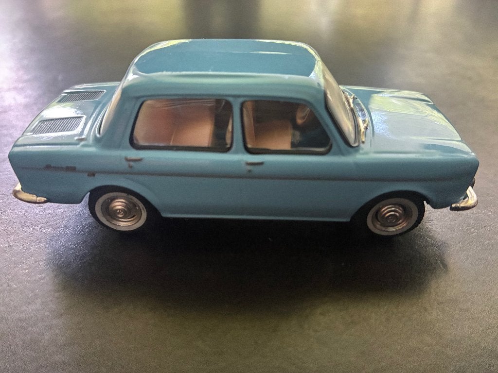 Simca 1000 schaal 1/43 te koop, Verzenden, Zo goed als nieuw, Auto, Overige merken
