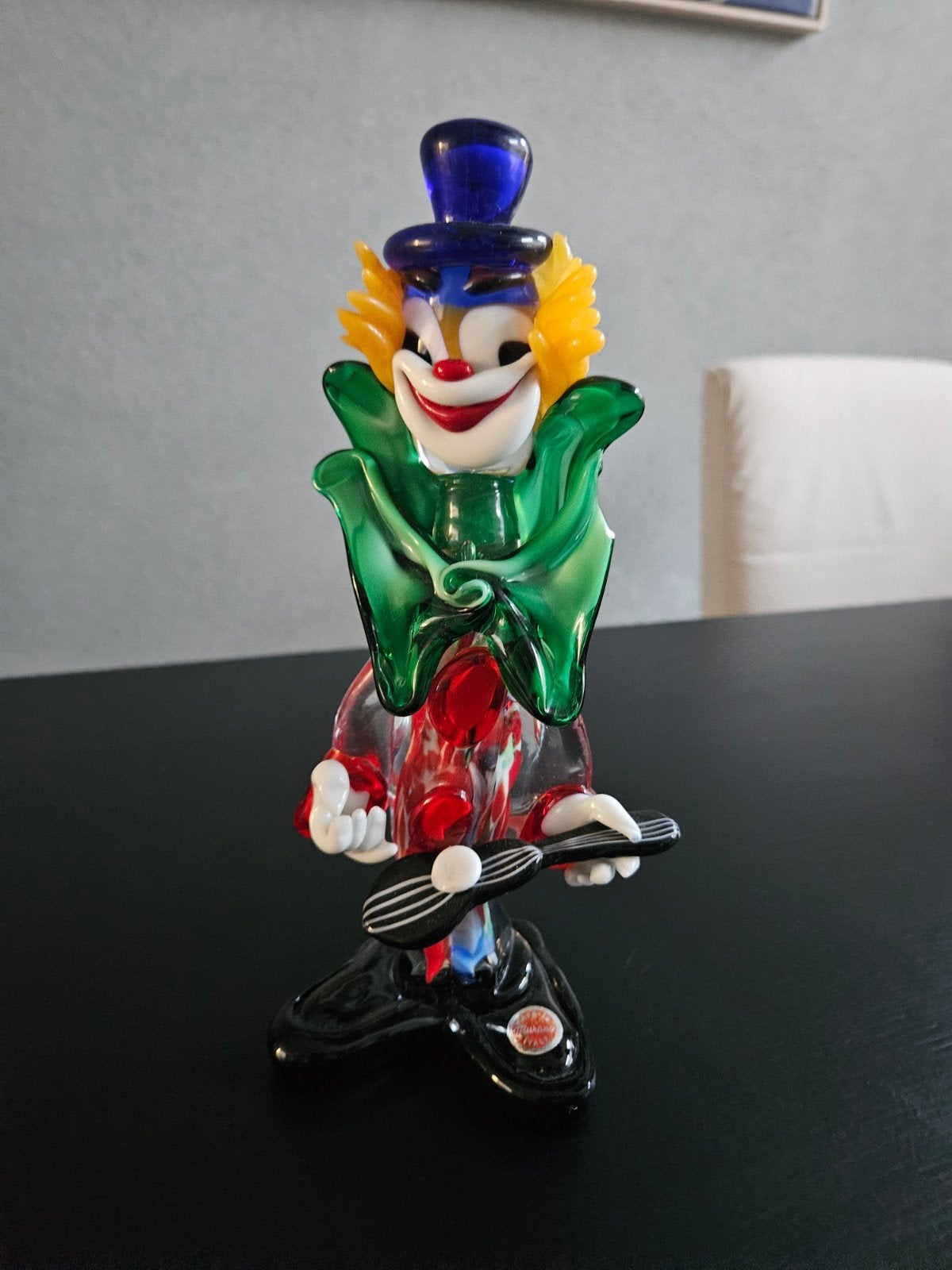 Murano Glazen Clown Beeldje - Handgemaakt Italië, Ophalen