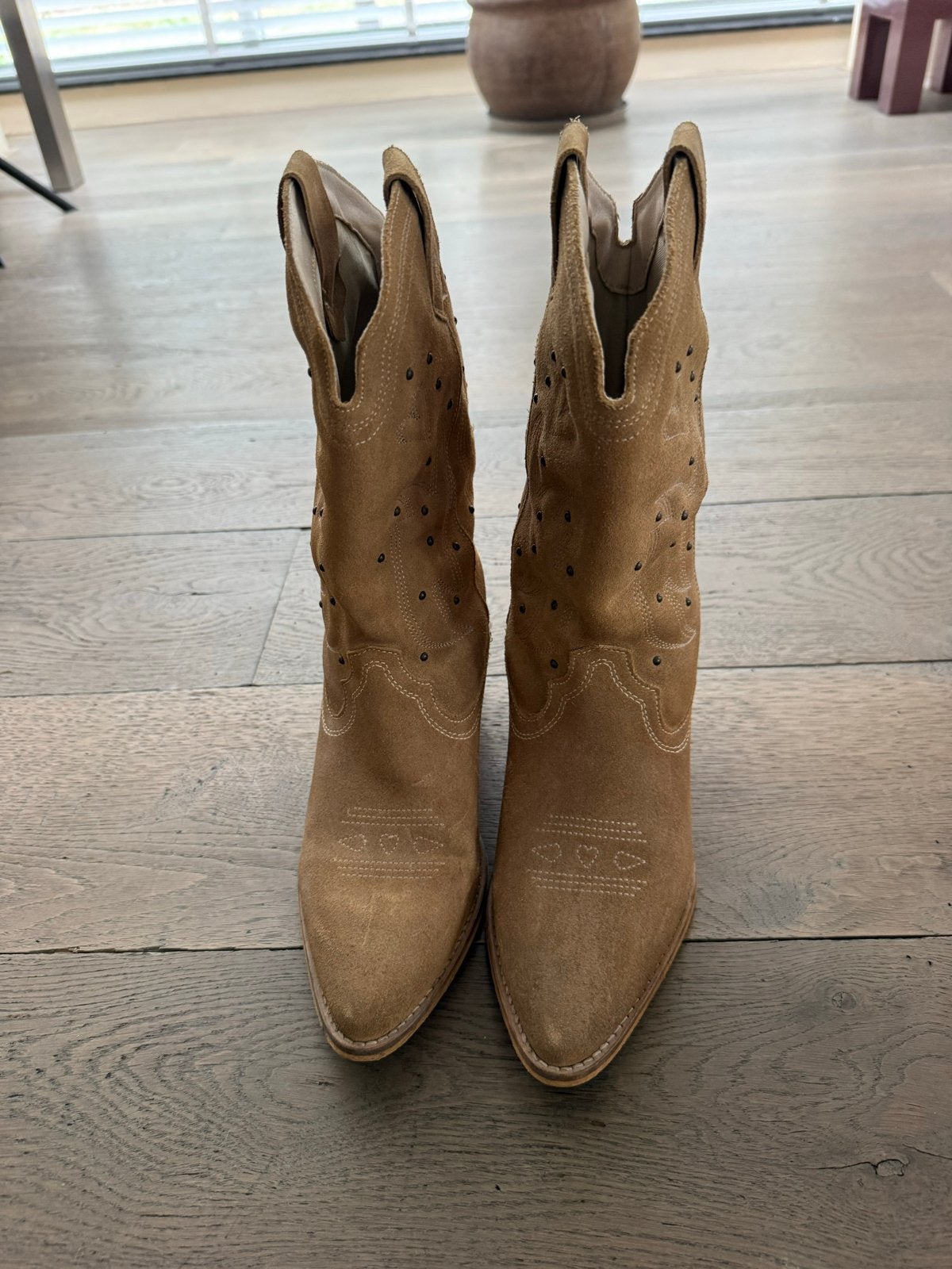 Sacha Cowboylaarzen - Maat 40, Ophalen of Verzenden, Gedragen, Bruin, Lage of Enkellaarzen