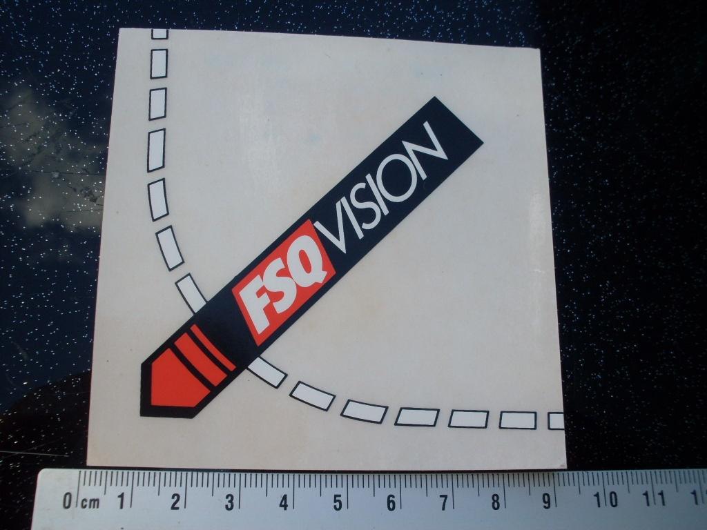ruit sticker FSQ vision logo philips, Verzamelen, Stickers, Verzenden, Zo goed als nieuw, Merk