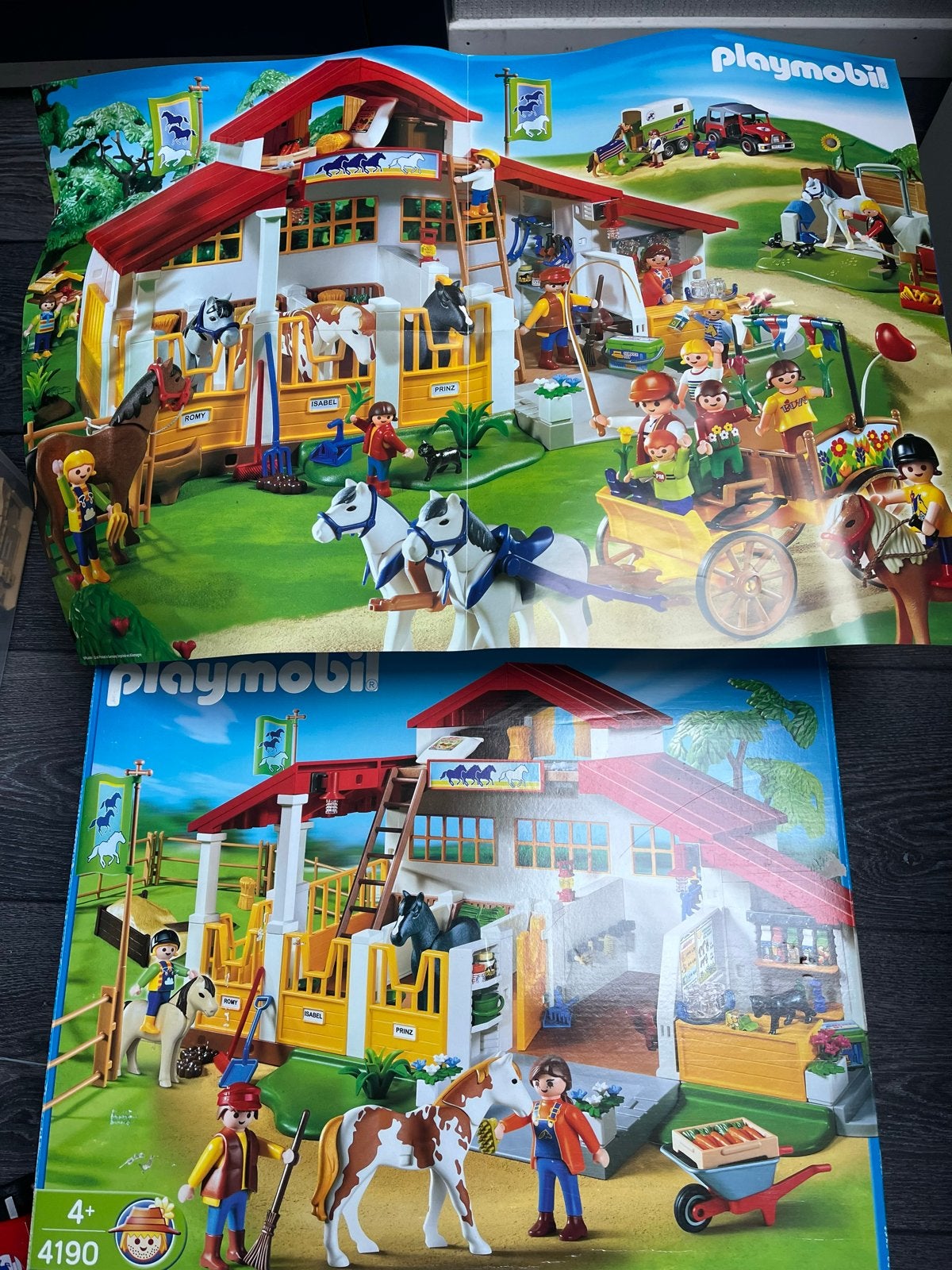 Grote Playmobil set: Manege, Dierenkliniek, Dolfinarium,, Ophalen of Verzenden, Gebruikt