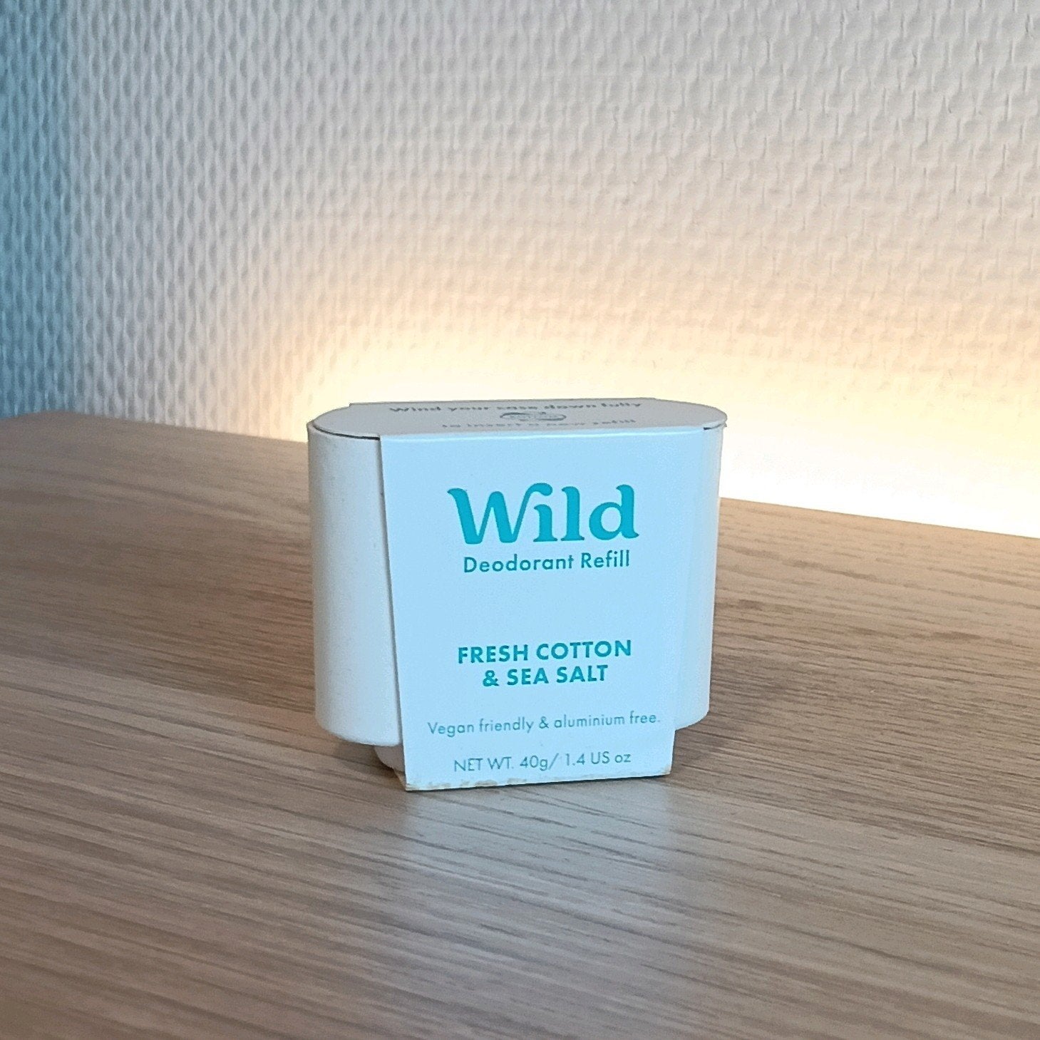 wild deodorant refill fresh cotton & sea salt 1x(nieuw), Sieraden, Tassen en Uiterlijk, Uiterlijk | Lichaamsverzorging, Ophalen of Verzenden