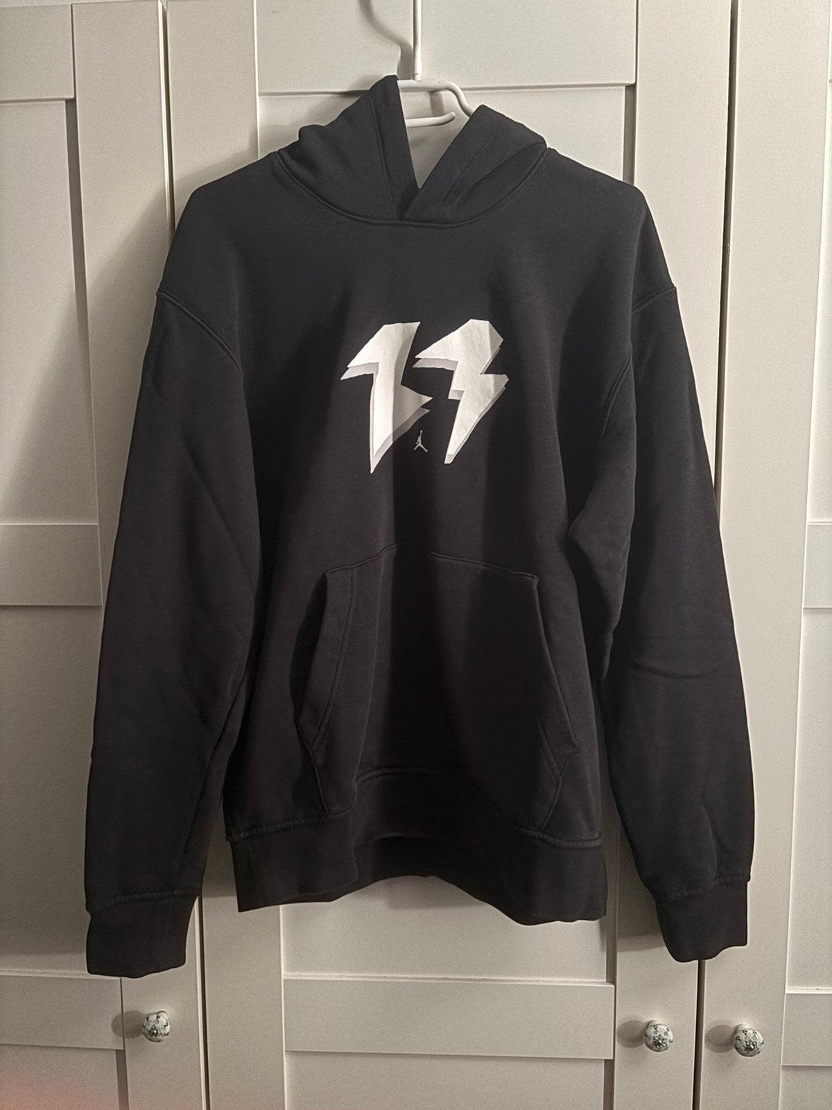 Zwarte Jordan Hoodie Maat S, Ophalen of Verzenden, Zo goed als nieuw, Maat 46 (S) of kleiner, Zwart