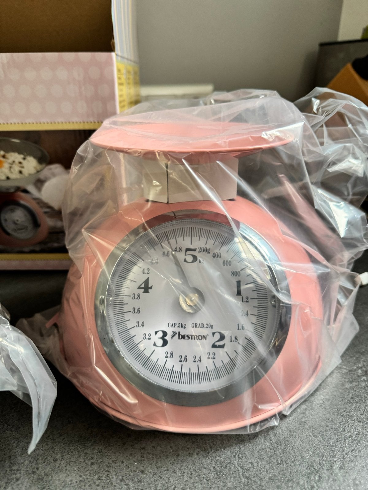 Bestron Sweet Dreams Keukenweegschaal Roze - Nieuw in doos, Minder dan 10 kg, Keukenweegschaal, Nieuw, Ophalen of Verzenden