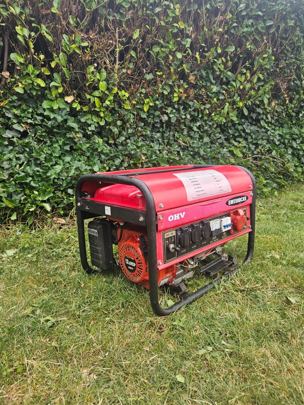 Honda gx390 ohv agrigaat clone 13pk, Ophalen, Gebruikt, Benzine, Geluidgedempt