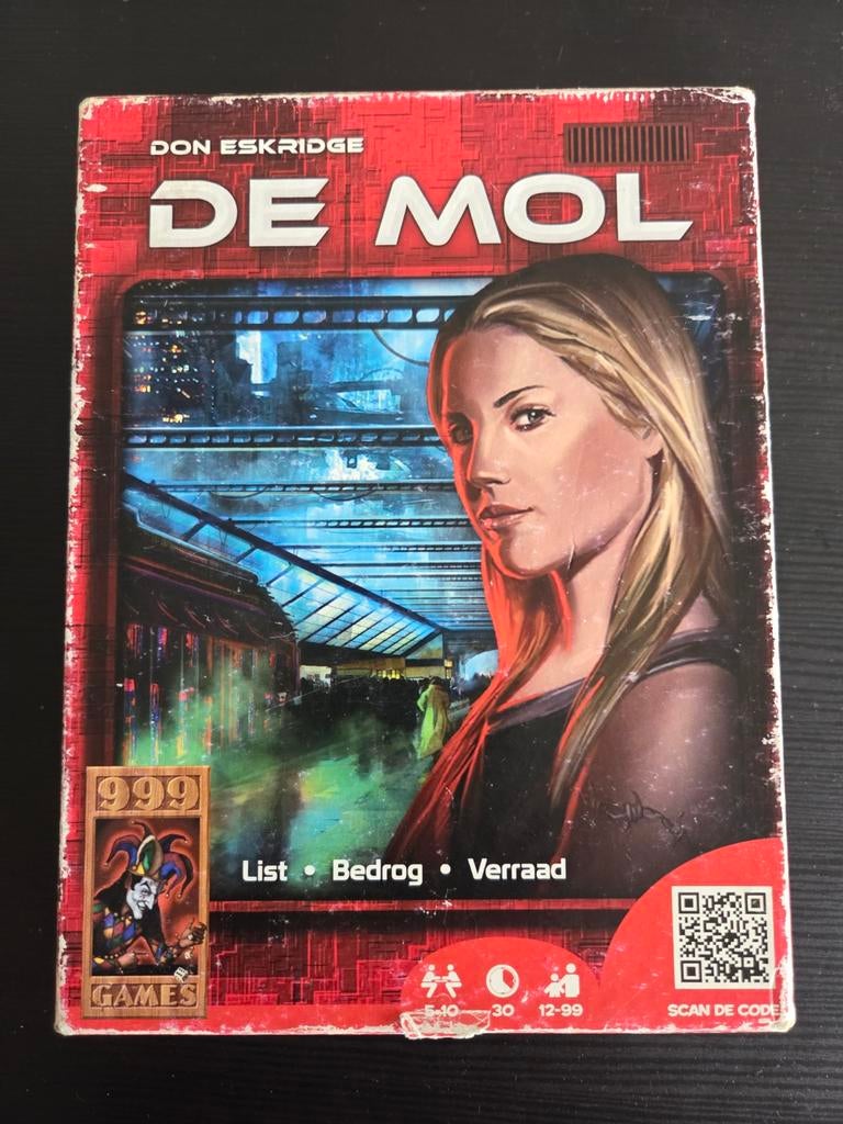De Mol Bordspel - List, Bedrog, Verraad, Vijf spelers of meer, Ophalen, Gebruikt, 999 Games