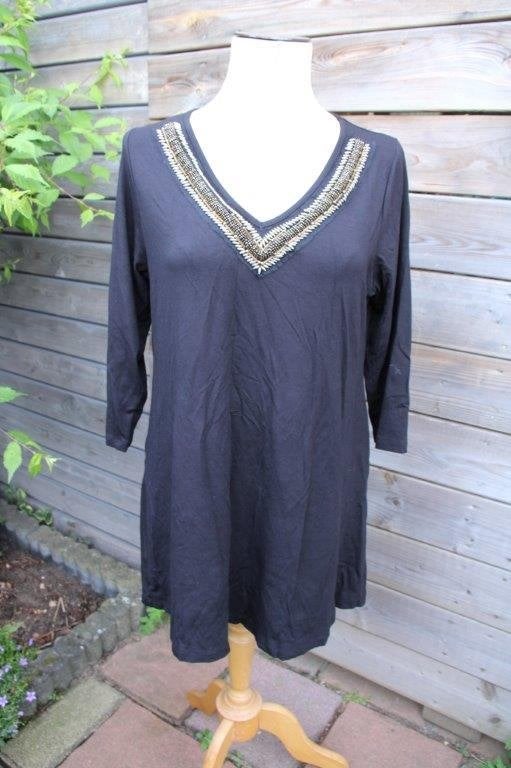 Tuniek zwart Yoek mt 42/44 Vaste prijs, Yoek, Zwart, Maat 42/44 (L), Ophalen of Verzenden