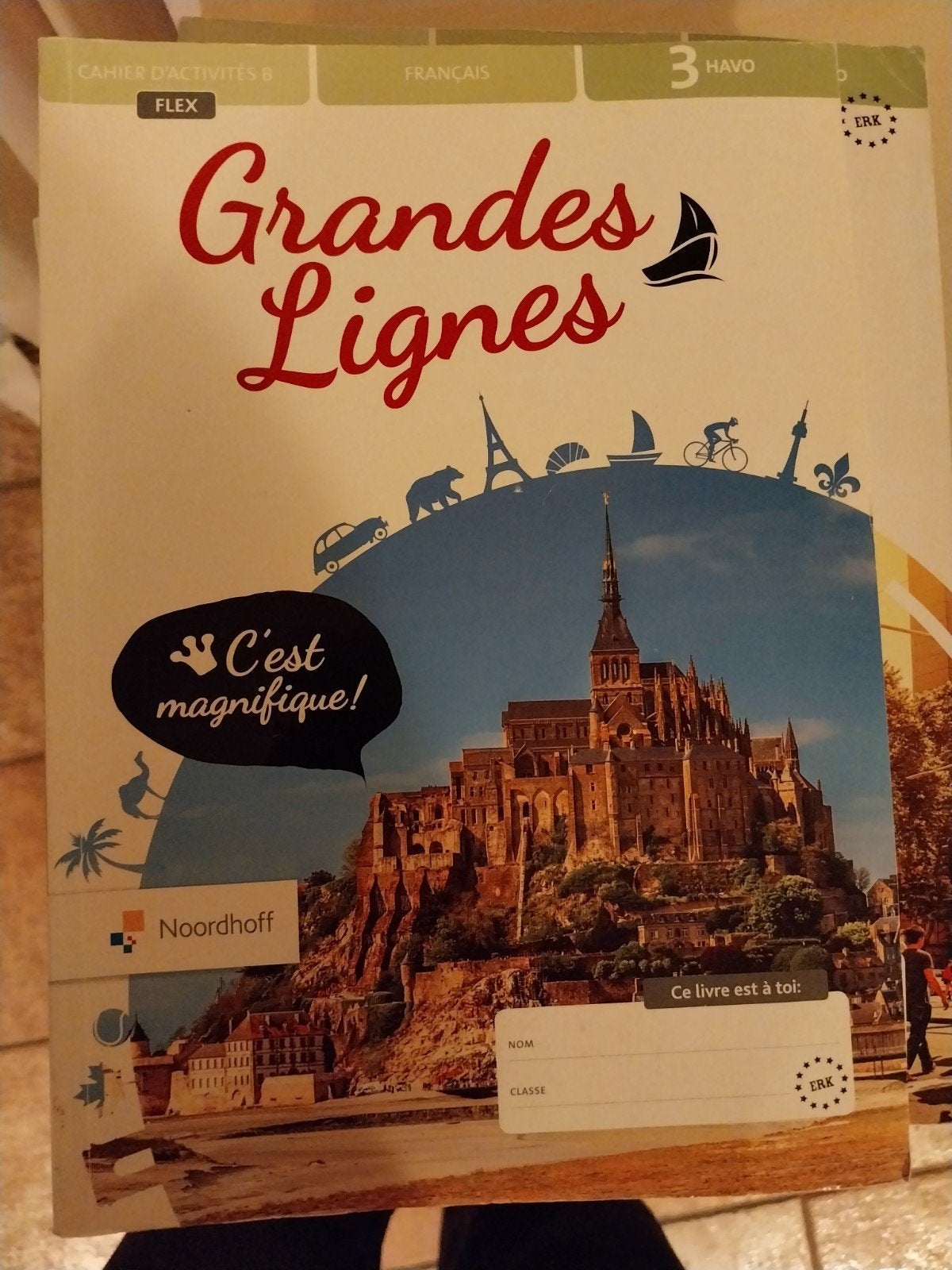 Grandes Lignes Frans 3 HAVO Werkboek FLEX, Boeken, Onbekend, Niet van toepassing, Ophalen of Verzenden, Zo goed als nieuw