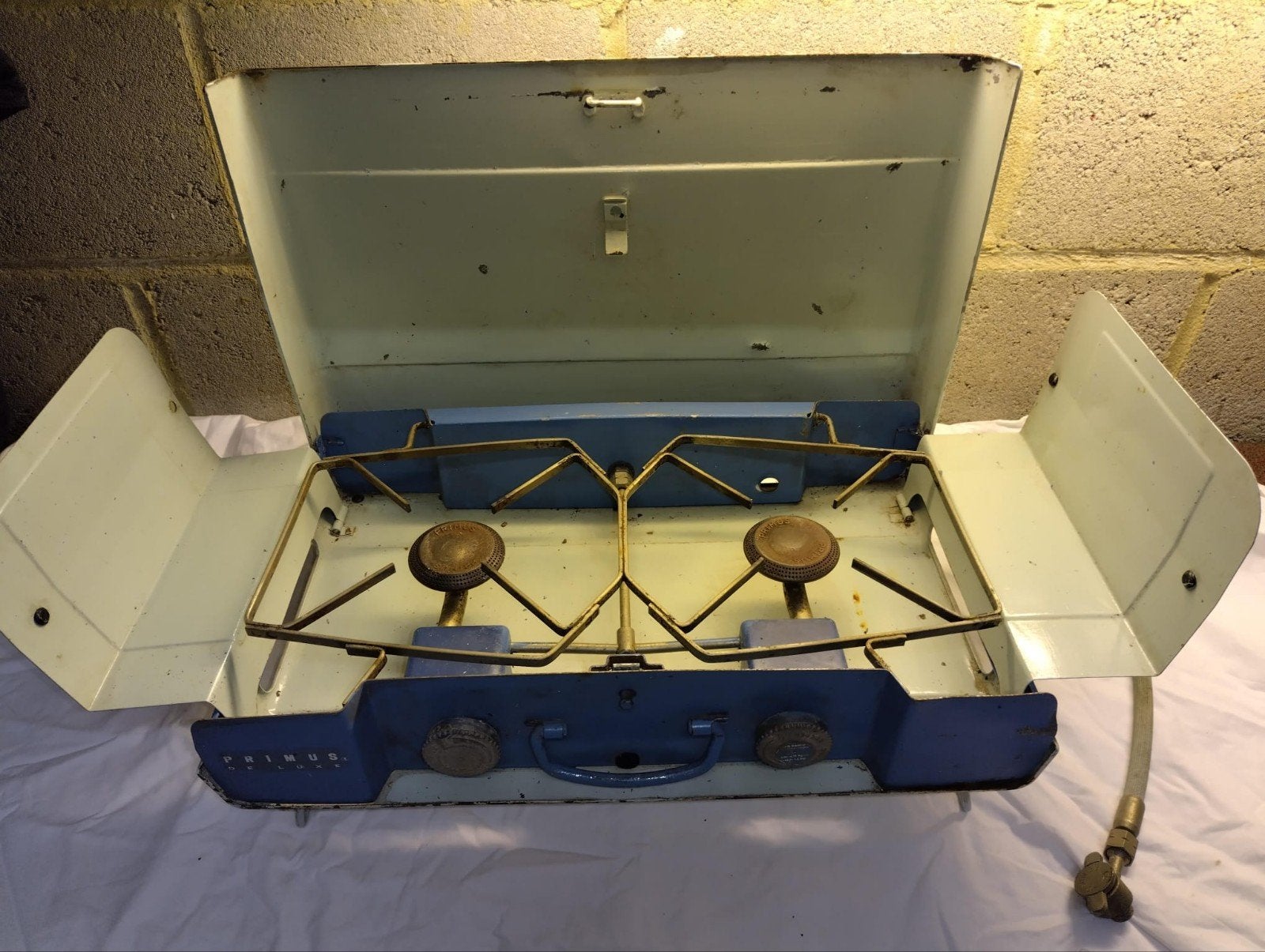 Vintage Primus De Luxe Camping Kooktoestel Type 2082, Ophalen of Verzenden, Gebruikt