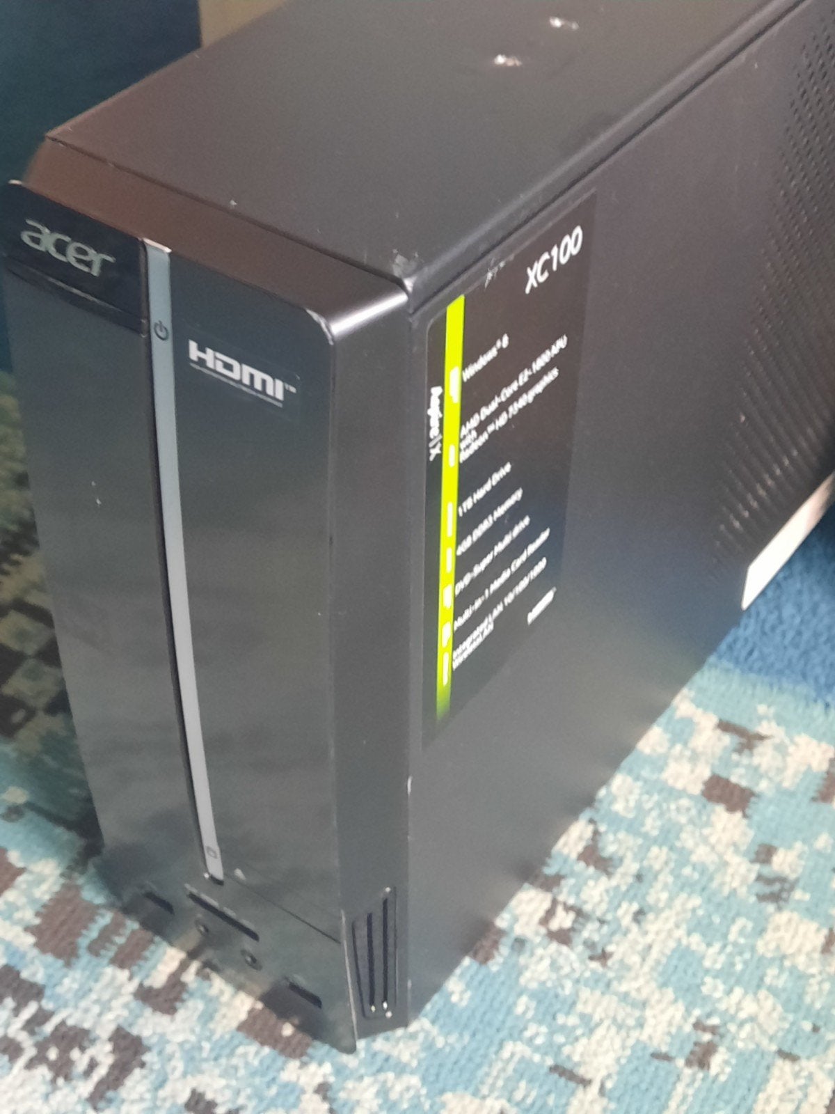 Acer Aspire PC met WiFi module geen HD, Minder dan 2 Ghz, Ophalen of Verzenden, Geen hd, 4 GB