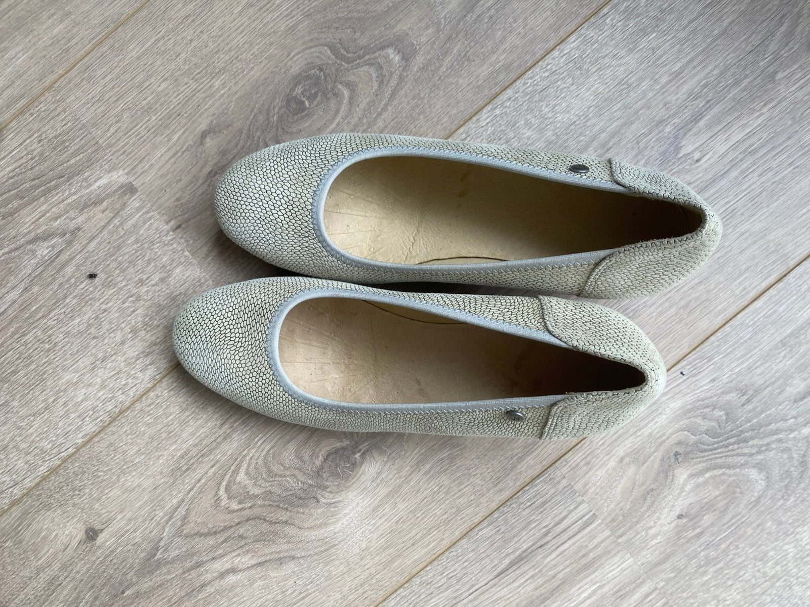 Wolky ballerina's maat 40, met sleehak, zgan,verlaagde prijs, Overige kleuren, Instappers, Ophalen of Verzenden, Zo goed als nieuw
