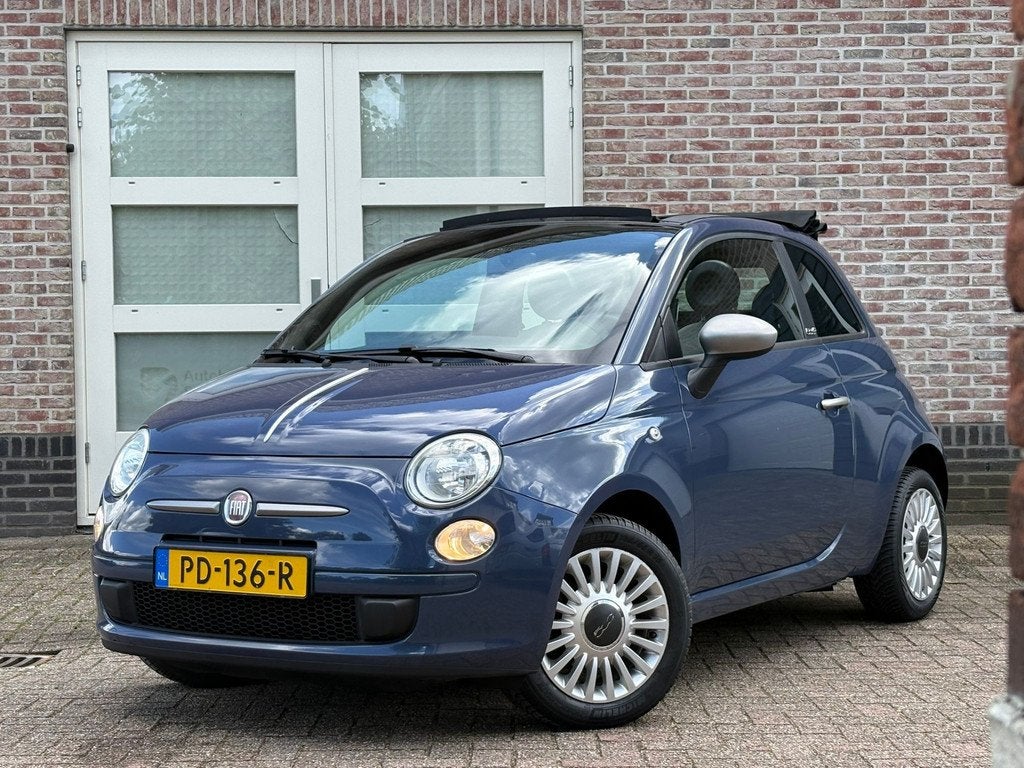 Fiat 500C 0.9 TwinAir Lounge Airco O.H. Nieuwe APK, Euro 5, 86 pk, Gebruikt, Cabriolet