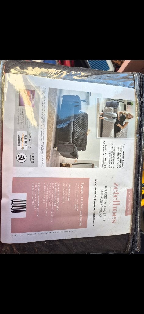 Zetelhoes NIEUW ANTRACIET breedte 224cm, Ophalen, Nieuw
