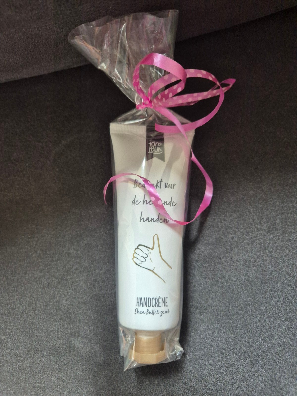 Handcrème Shea Butter - Bedankt voor de helpende handen, Ophalen of Verzenden, Nieuw, Bodylotion, Crème of Olie
