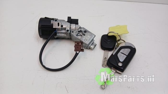 Kontaktslot + Sleutel van een Citroen DS3, Gebruikt, -, Ophalen of Verzenden, -