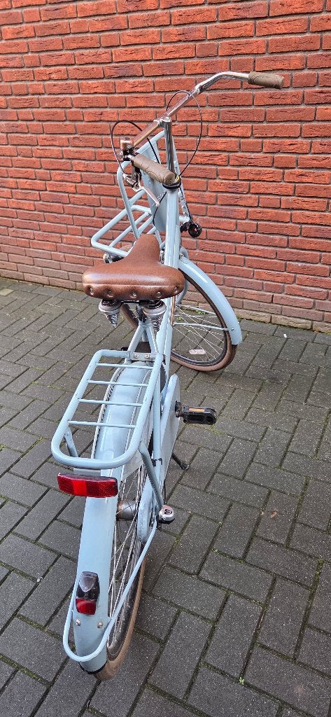 Stadsfiets met defecte versnelling en kettingdoek, Terugtraprem, Gebruikt, Versnellingen, 50 tot 53 cm