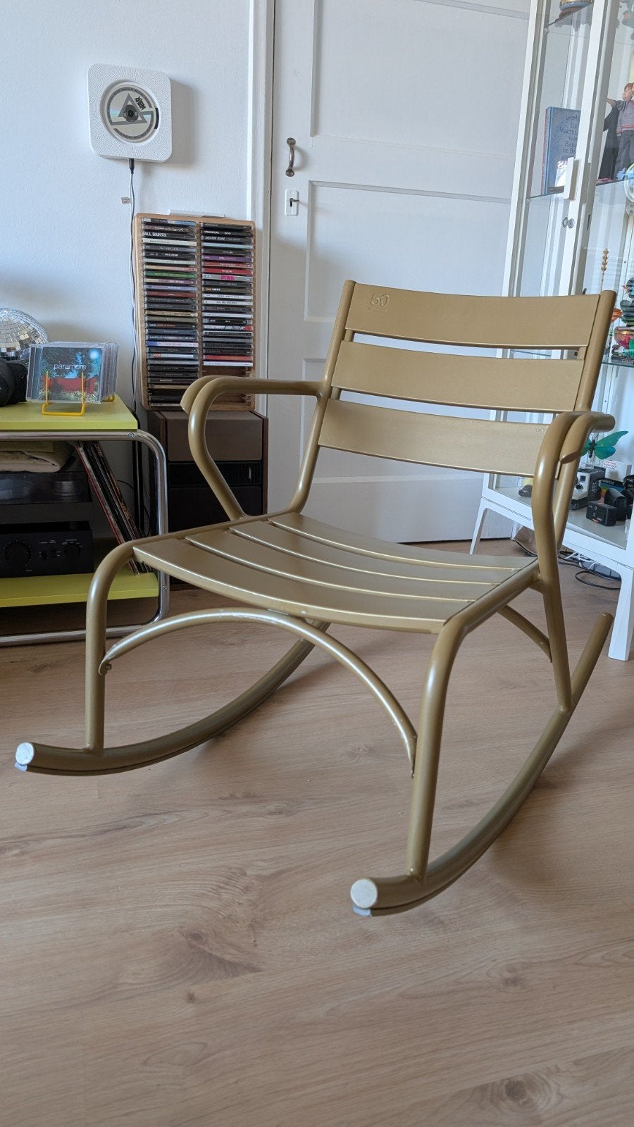 Sateliet Girola schommelstoel limited edition 1971, Ophalen, Overige kleuren, Zo goed als nieuw, Vintage, Design, Mid-century