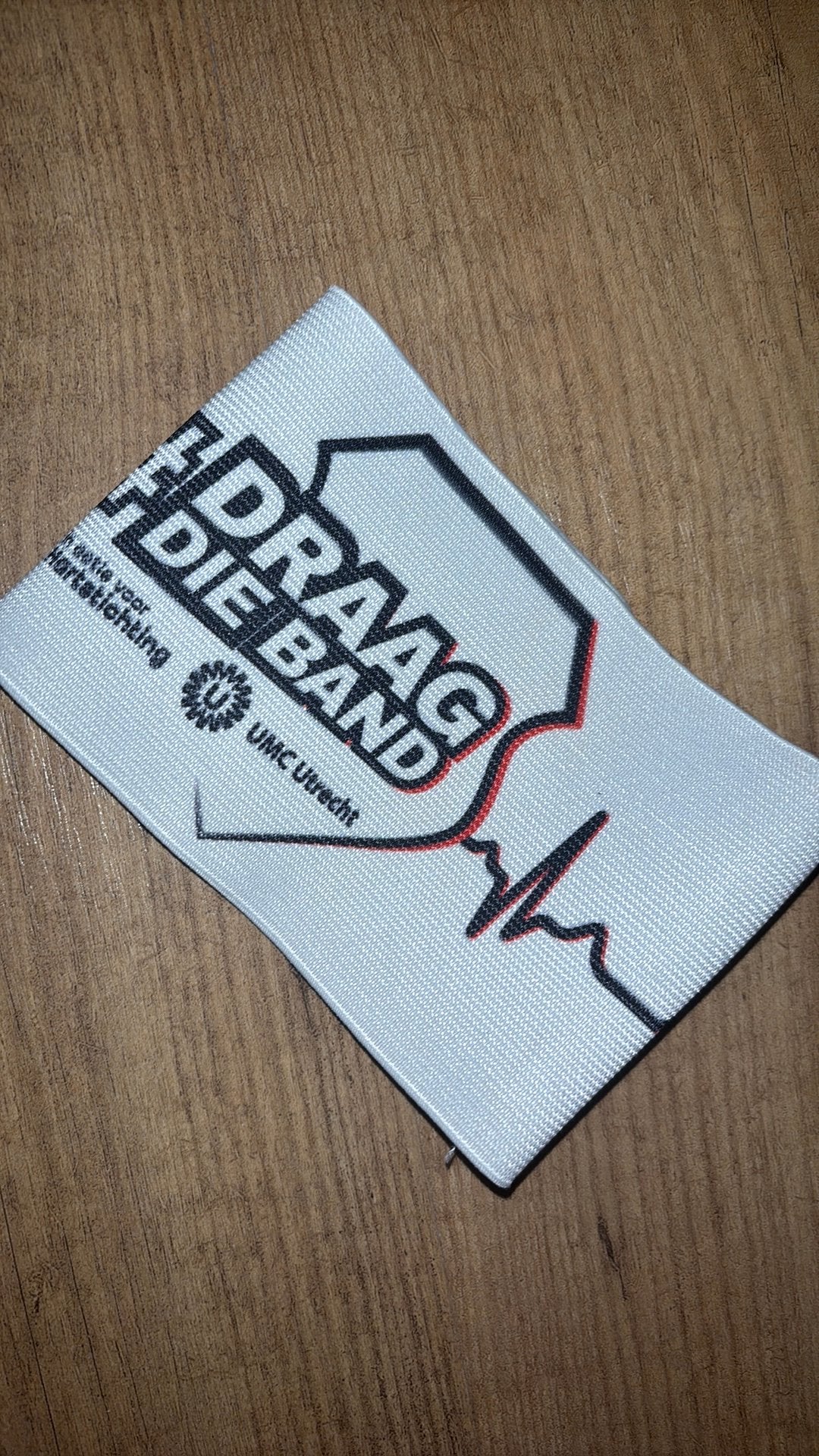 Aanvoerdersband fc utrecht UMC, Ophalen of Verzenden, Zo goed als nieuw, F.C. Utrecht