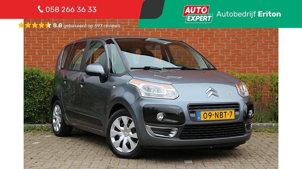 Citroën C3 Picasso 1.6 VTi 120pk Aura | NL-auto | 5 deuren, Auto's, Citroën, Voorwielaandrijving, Euro 5, Stof, Gebruikt