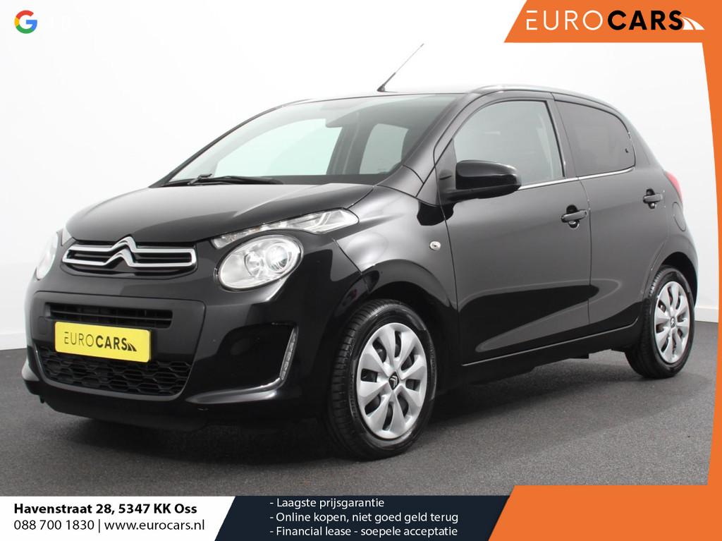 Citroen C1 1.0 VTi Feel Airco Bluetooth Led 5 deurs Radio, Auto's, Stof, Gebruikt, Euro 6, 4 stoelen
