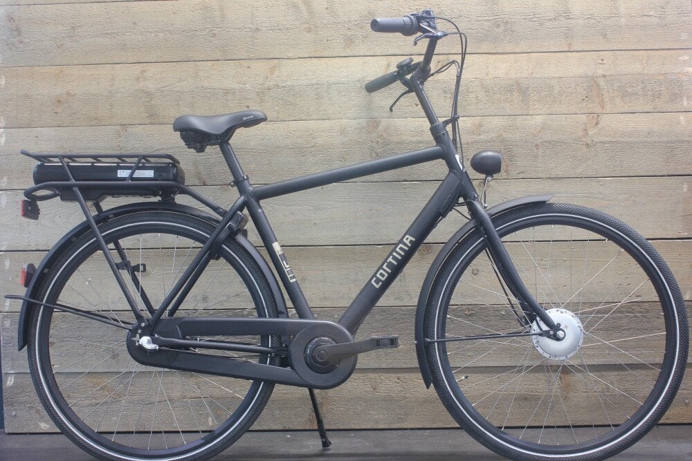 Cortina E-U1 Jett black 3 versn 450 Wh accu NIEUW! OP=OP