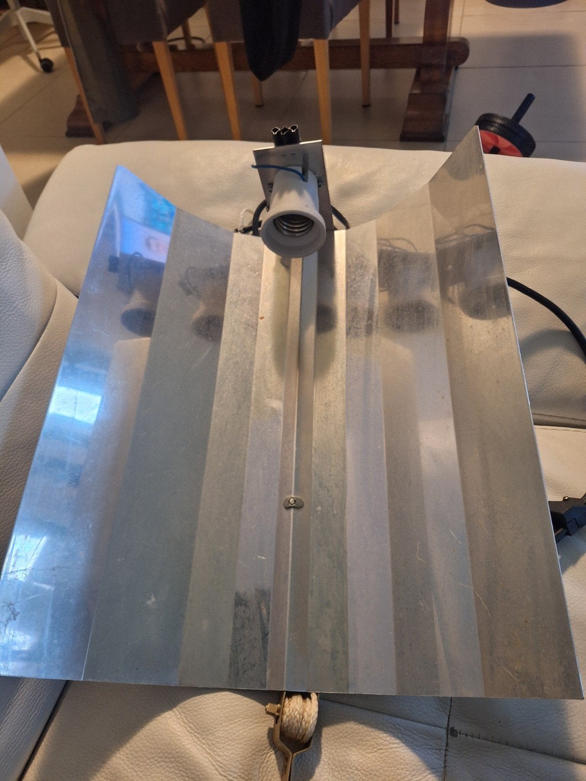 2x Kweeklamp Reflector Set 600W – Luxe Spiegelkappen met Ing, Ophalen of Verzenden, Gebruikt, Kweeklamp