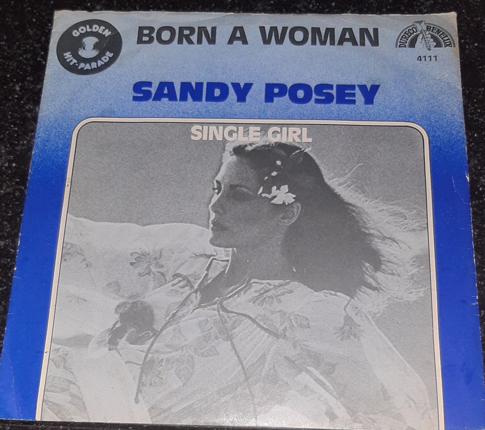 Sandy Posey born a woman, 7 inch, Ophalen of Verzenden, Zo goed als nieuw, Pop