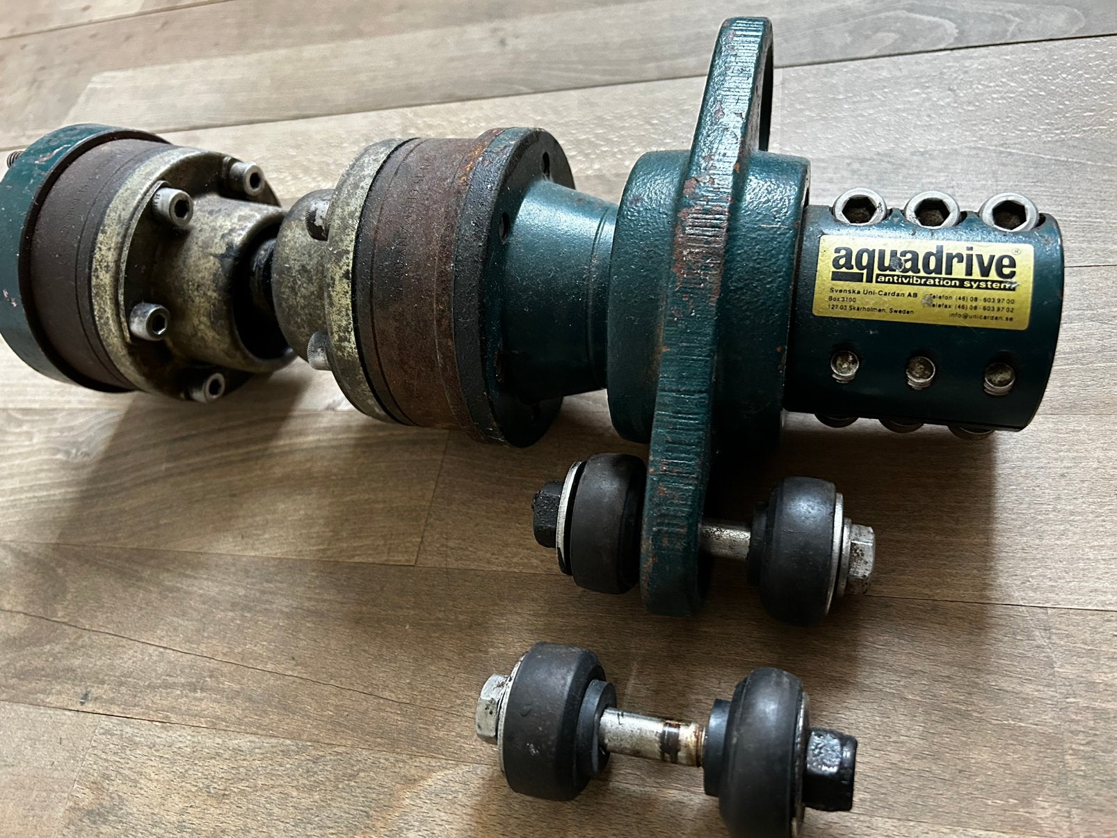 Aquadrive stuwdruklager en homokinetische as , 25 mm, Ophalen, Gebruikt, Motor en Techniek, Motorboot
