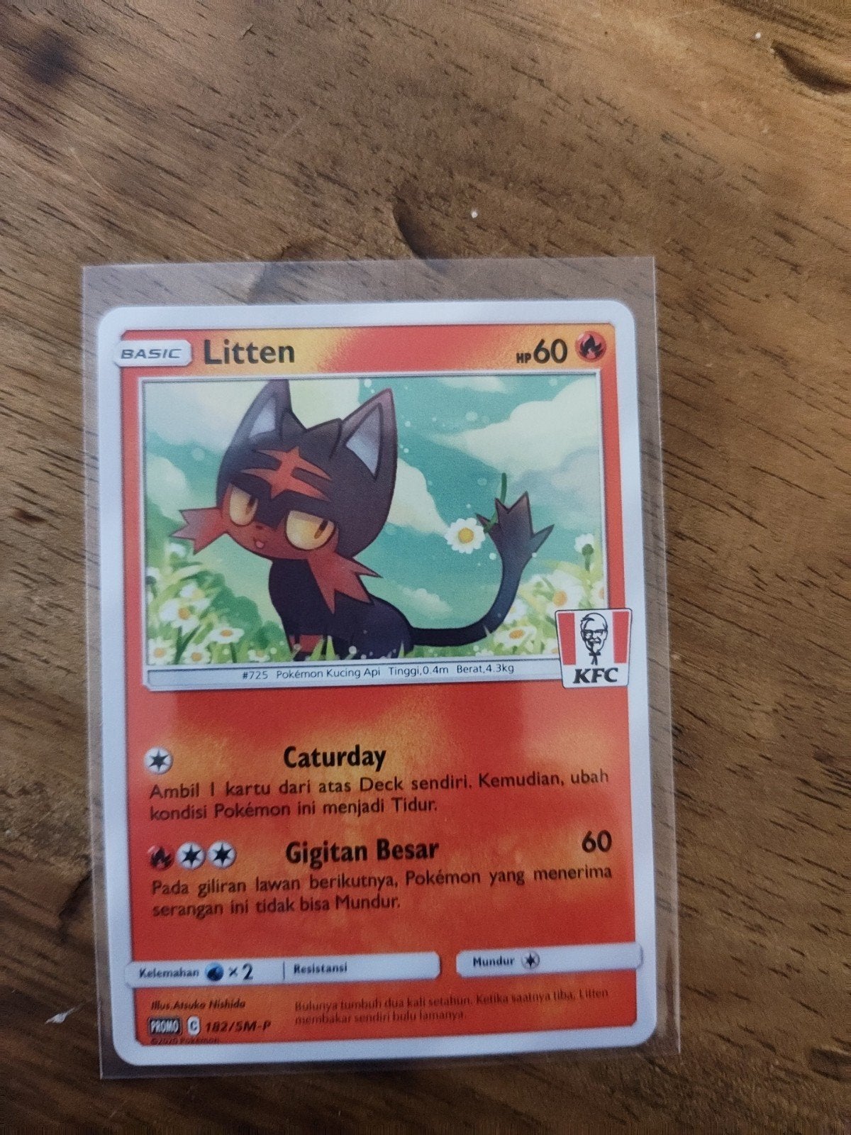 Litten 182 KFC Promo Indonesisch, Ophalen of Verzenden, Zo goed als nieuw, Losse kaart