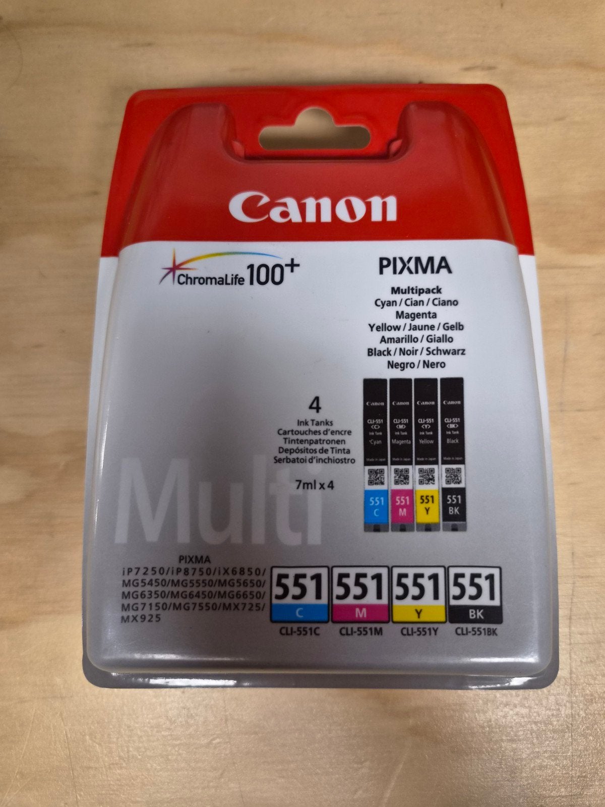 Canon Pixma Multipack 551 Inktpatronen - Nieuw, Ophalen of Verzenden, Nieuw, Cartridge, Canon