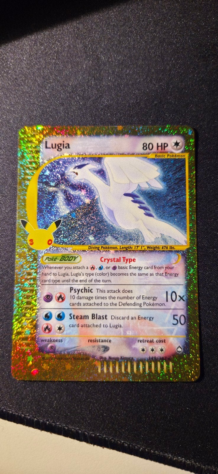 Lugia (149/147) - 30th Celebration Classic Collection, Ophalen of Verzenden, Nieuw, Losse kaart