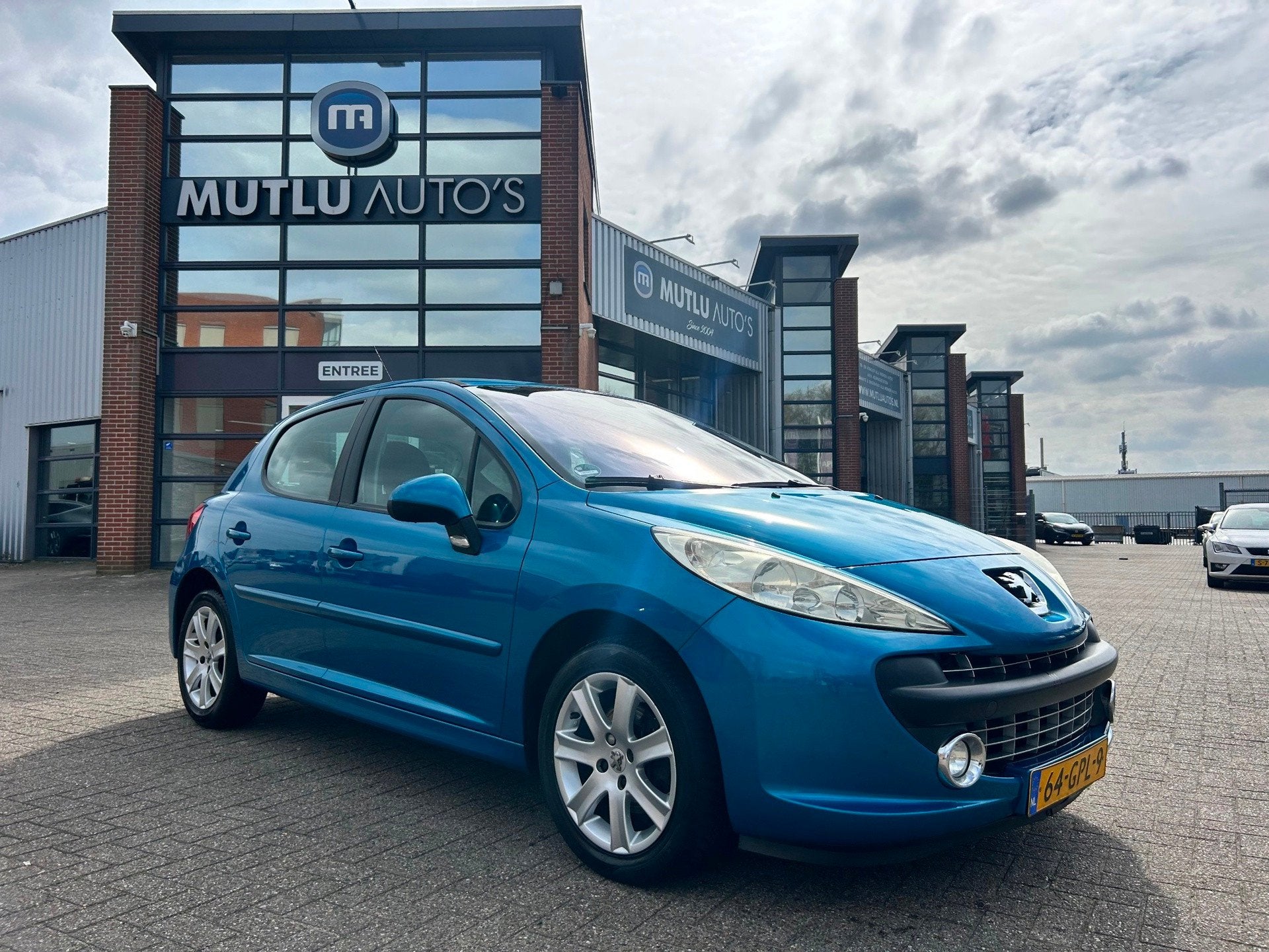 Peugeot 207 1.6 VTi XS Pack 5deurs Airco NAP CRUISE APK, Voorwielaandrijving, Gebruikt, 4 cilinders, Blauw