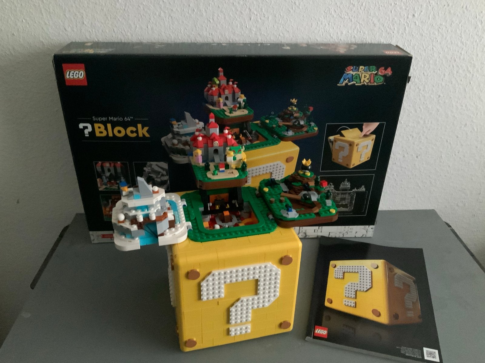Lego Super Mario 64 Question Mark Block (71395), Overige thema's, Lego, Ophalen of Verzenden, Zo goed als nieuw