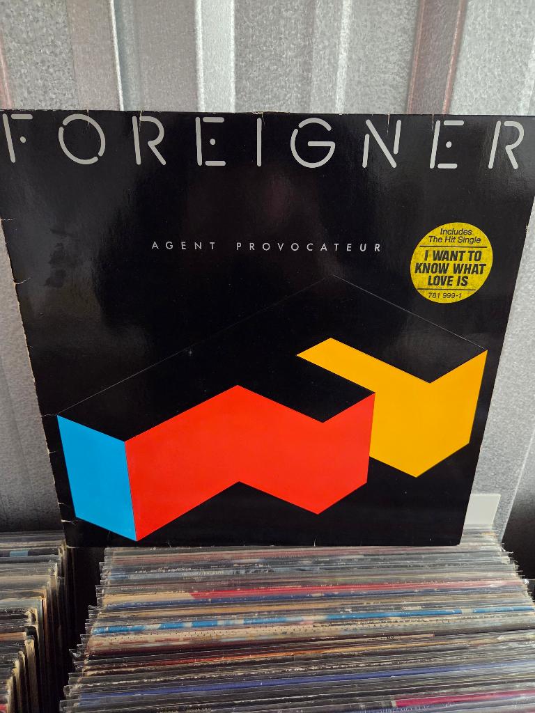 Vinyl lp FOREIGNER: AGENT PROVOCATEUR, Inclusief binnenhoes, Ophalen of Verzenden, Gebruikt, 12 inch