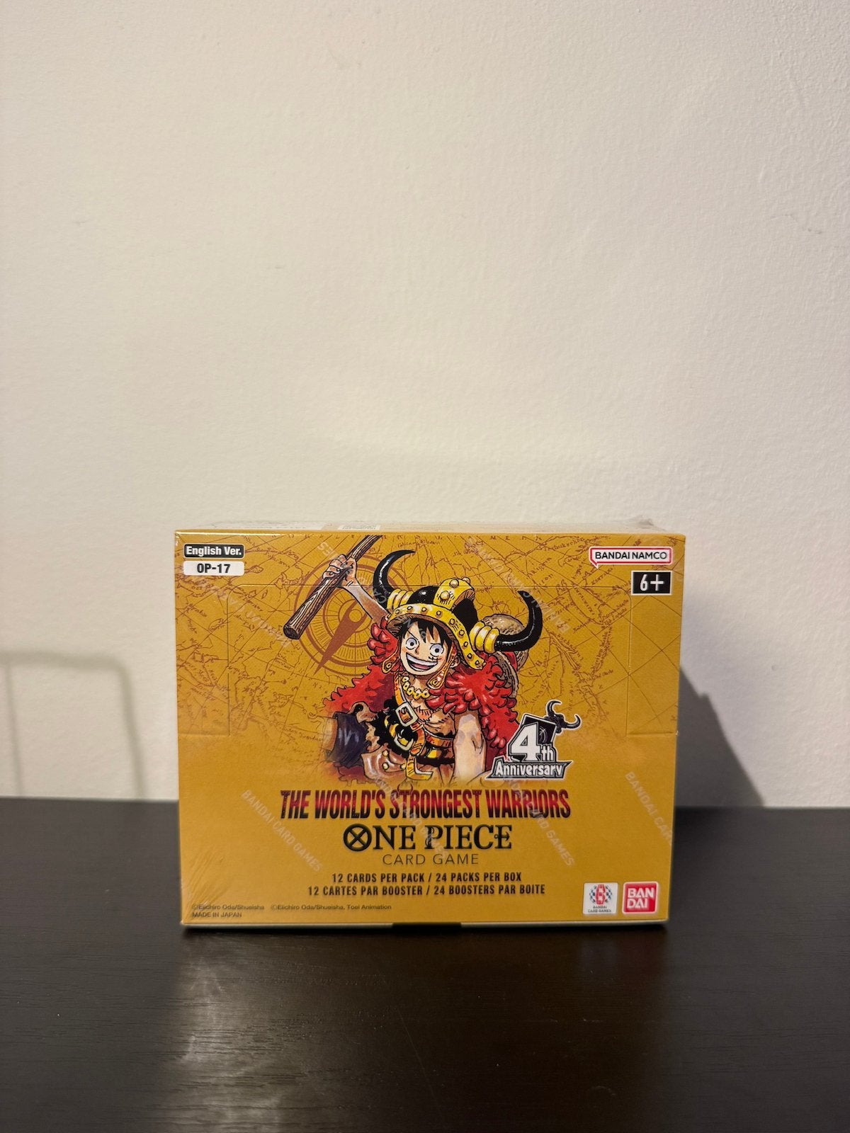 Bandai OP17 One Piece Booster Box, Ophalen of Verzenden, Zo goed als nieuw, Boosterbox