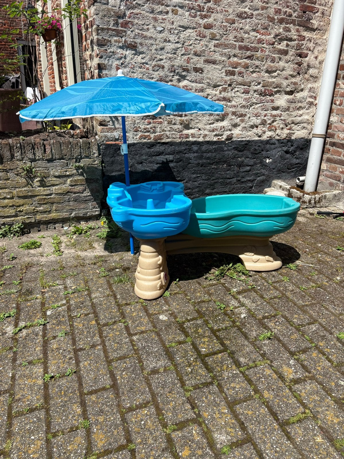 Step2 Watertafel met parasol, Ophalen, Gebruikt