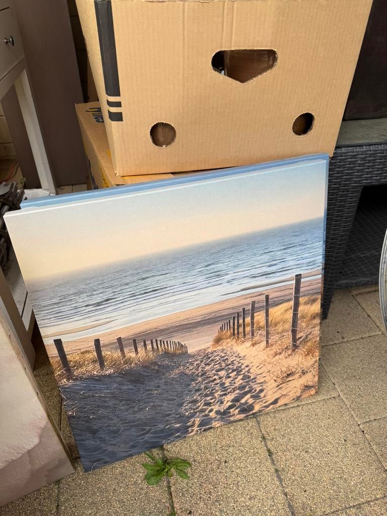 2x schilderij, Antiek en Kunst, Ophalen