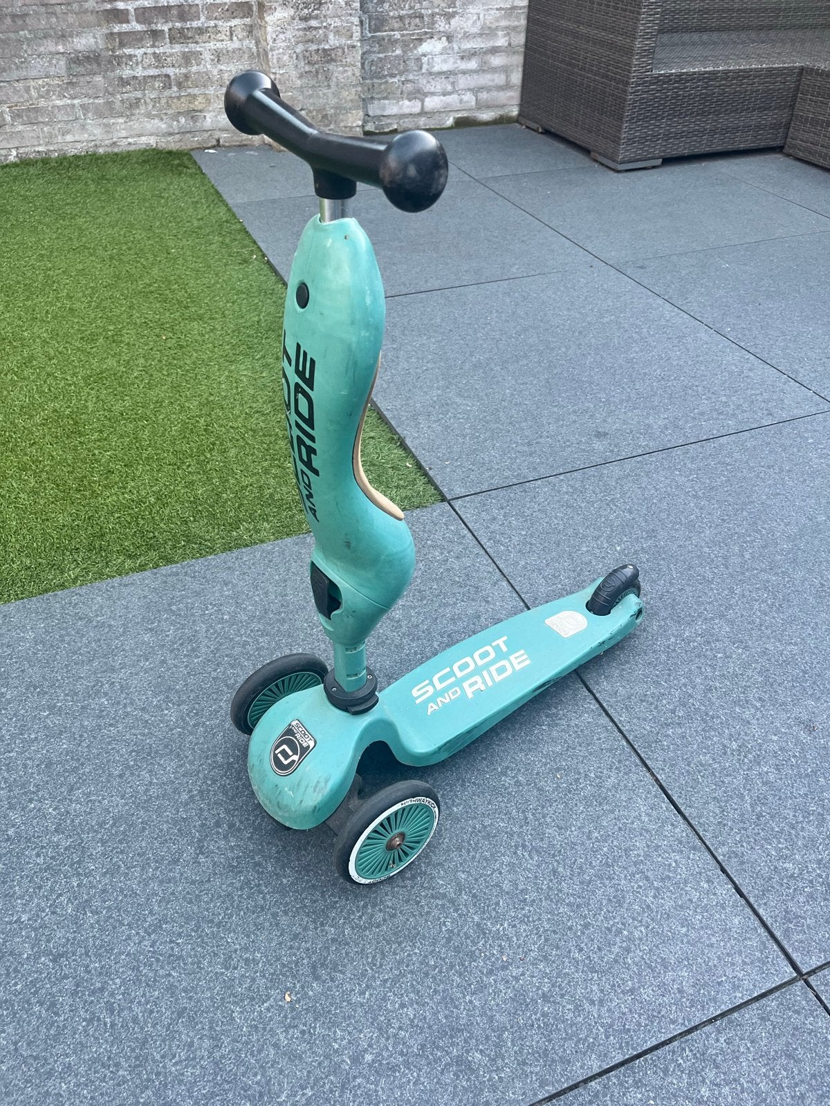 Scoot and Ride Highwaykick 1 - Mintgroen, Ophalen, Gebruikt, Gewone step