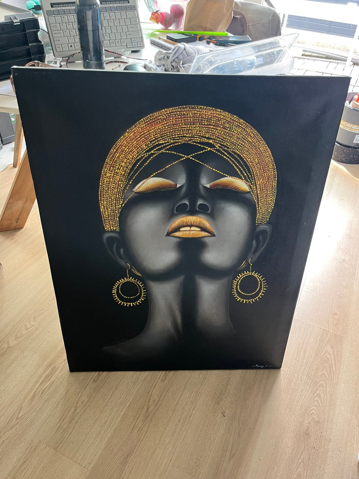 Schilderij vrouw, Ophalen, Zo goed als nieuw, Schilderij