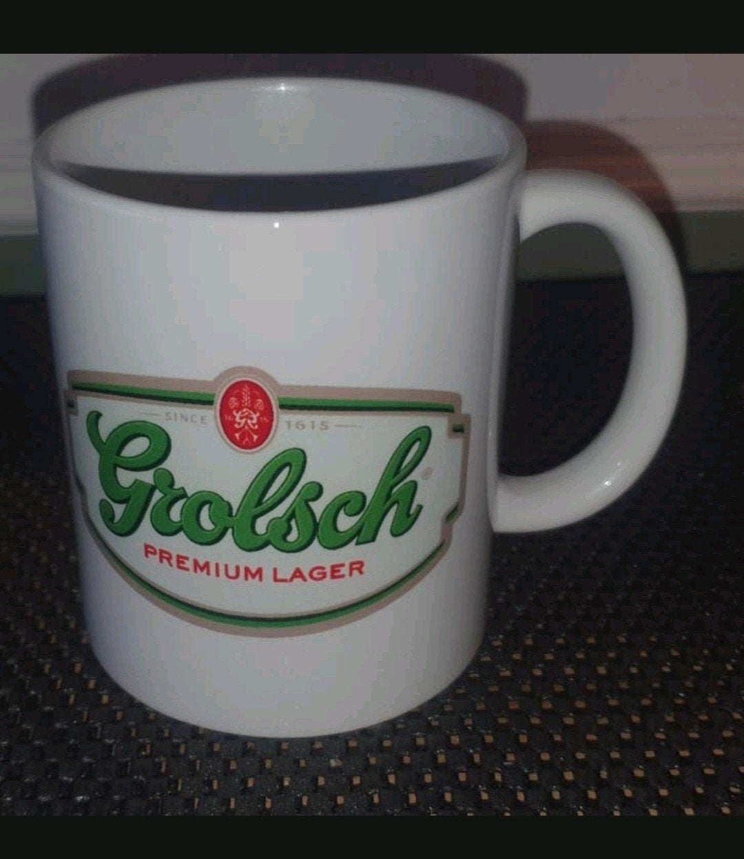 Grolsch koffiemok, perfect voor de verzamelaar of de Grolsch, Ophalen of Verzenden, Grolsch