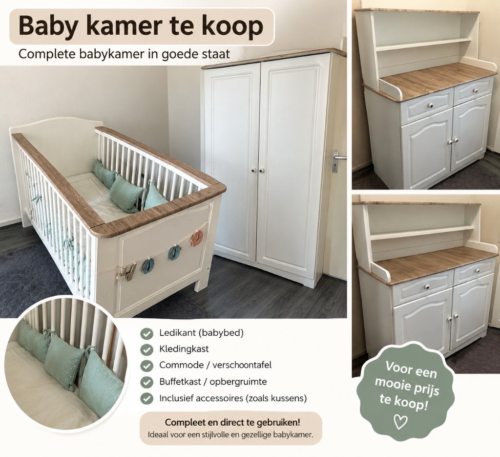 Complete babykamer te koop, Ophalen, Zo goed als nieuw, Jongetje of Meisje