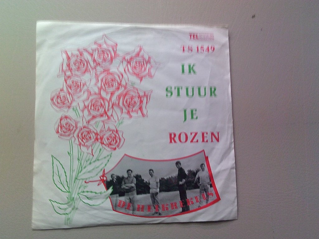 De Heikrekels - Ik Stuur Je Rozen / lieve kleine carmencita, Gebruikt, 7 inch, Ophalen of Verzenden, Fotohoes