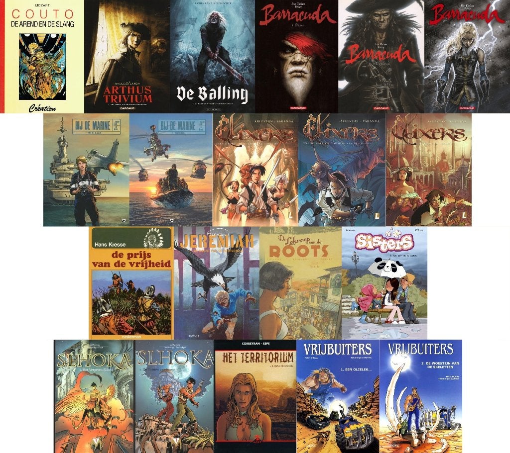 20 Nieuwe strips, Boeken, Stripboeken, Meerdere stripboeken, Ophalen, Nieuw